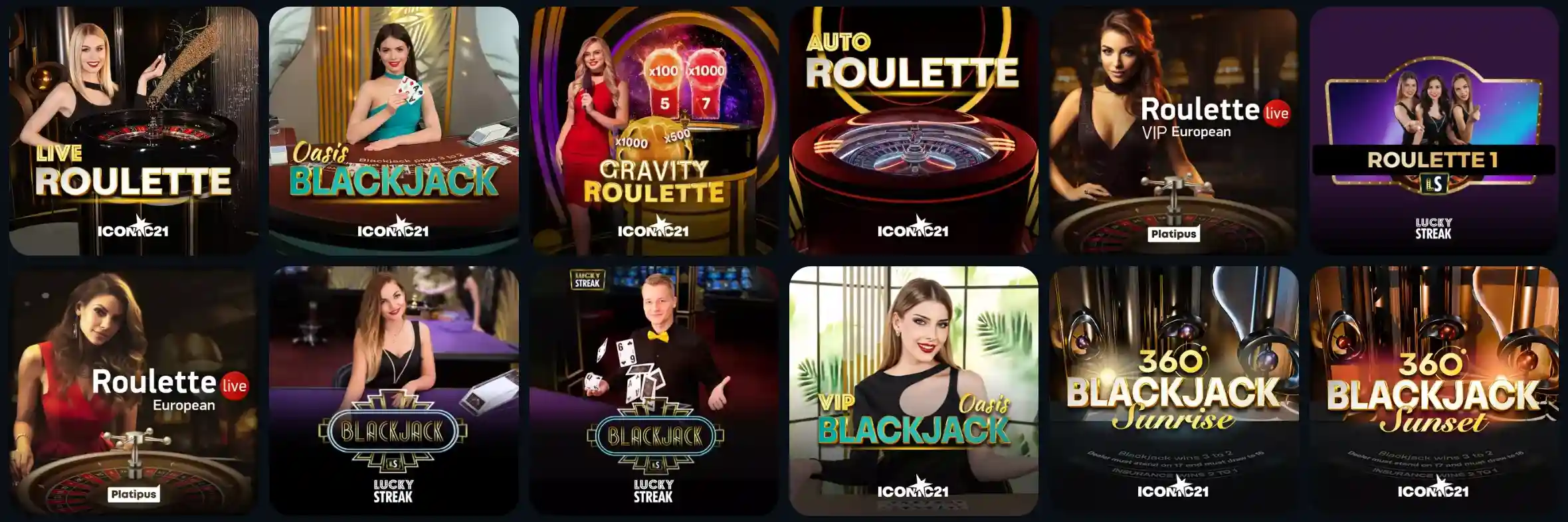 Spinalto Casino live dealer games and real-time casino lobby