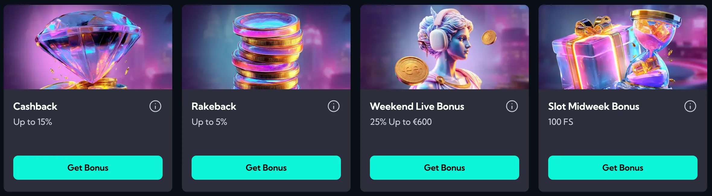 Spinalto Casino active promotions and special bonuses page
